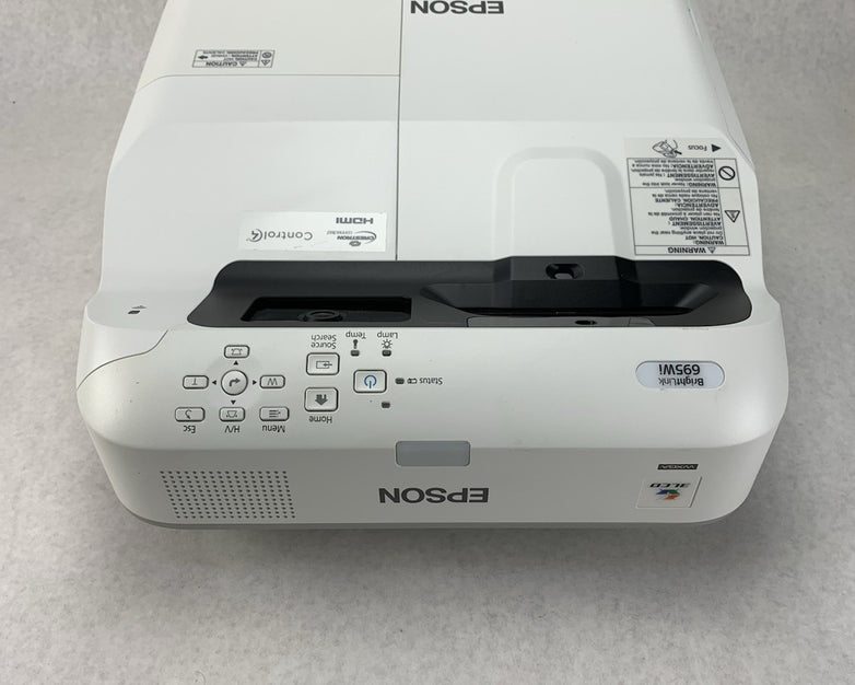 Epson PowerLite 695Wi H740A LCD Lamp Projector 2502 Lamp Hours - No Remote