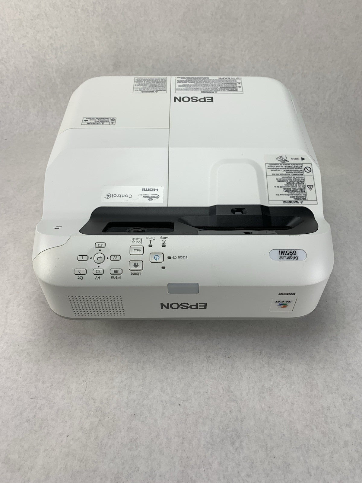 Epson PowerLite 695Wi H740A LCD Lamp Projector 2502 Lamp Hours - No Remote3