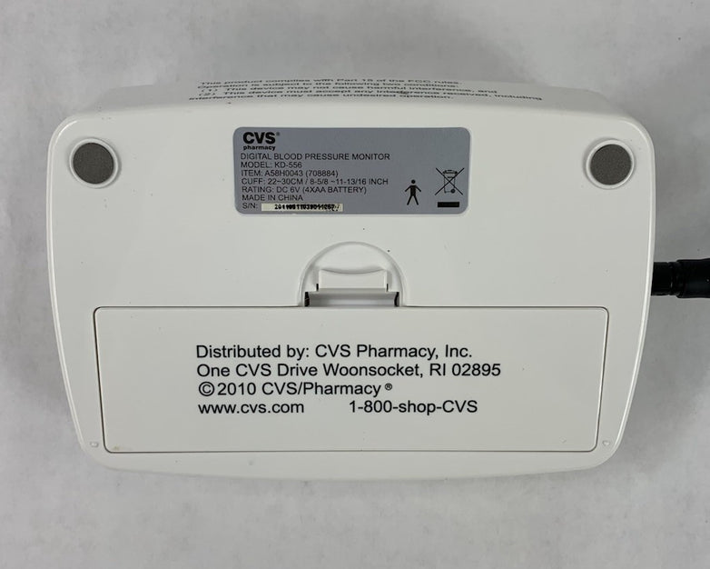CVS Pharmacy KD-556 Digital Blood Pressure Monitor - Tested