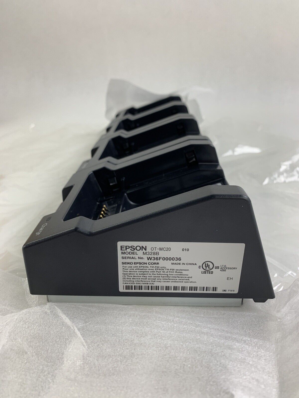 Epson OT-MC20 M328B Printer Charging Stand New Box Opened