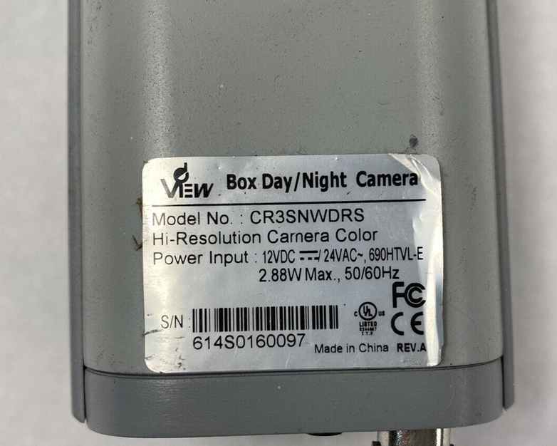 View Box Day/Night Camera CR3SNWDRS Hi-Res Camera Color Untested