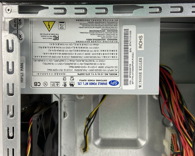 Nobilis MicroATX Computer Case SPI Sparkle ATX-300PN 300W PSU