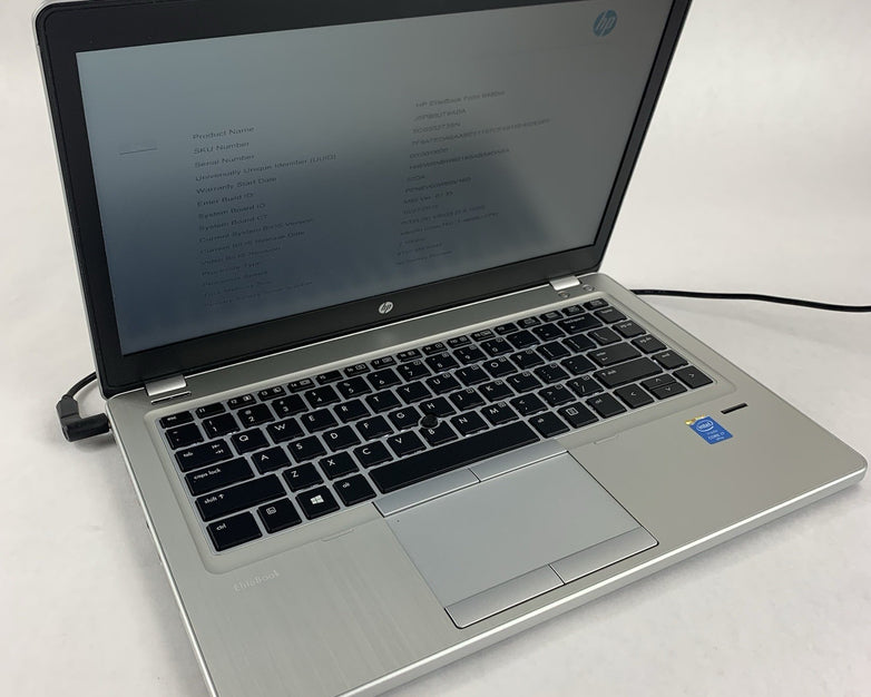 HP EliteBook Folio 9480m i7-4600U 2.1 GHz 8 GB RAM No SSD/OS/AC/Battery