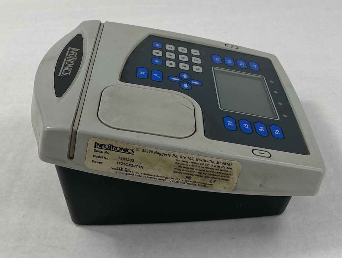 Infotronics Model IT31CX22T1N Time Clock No Power Source