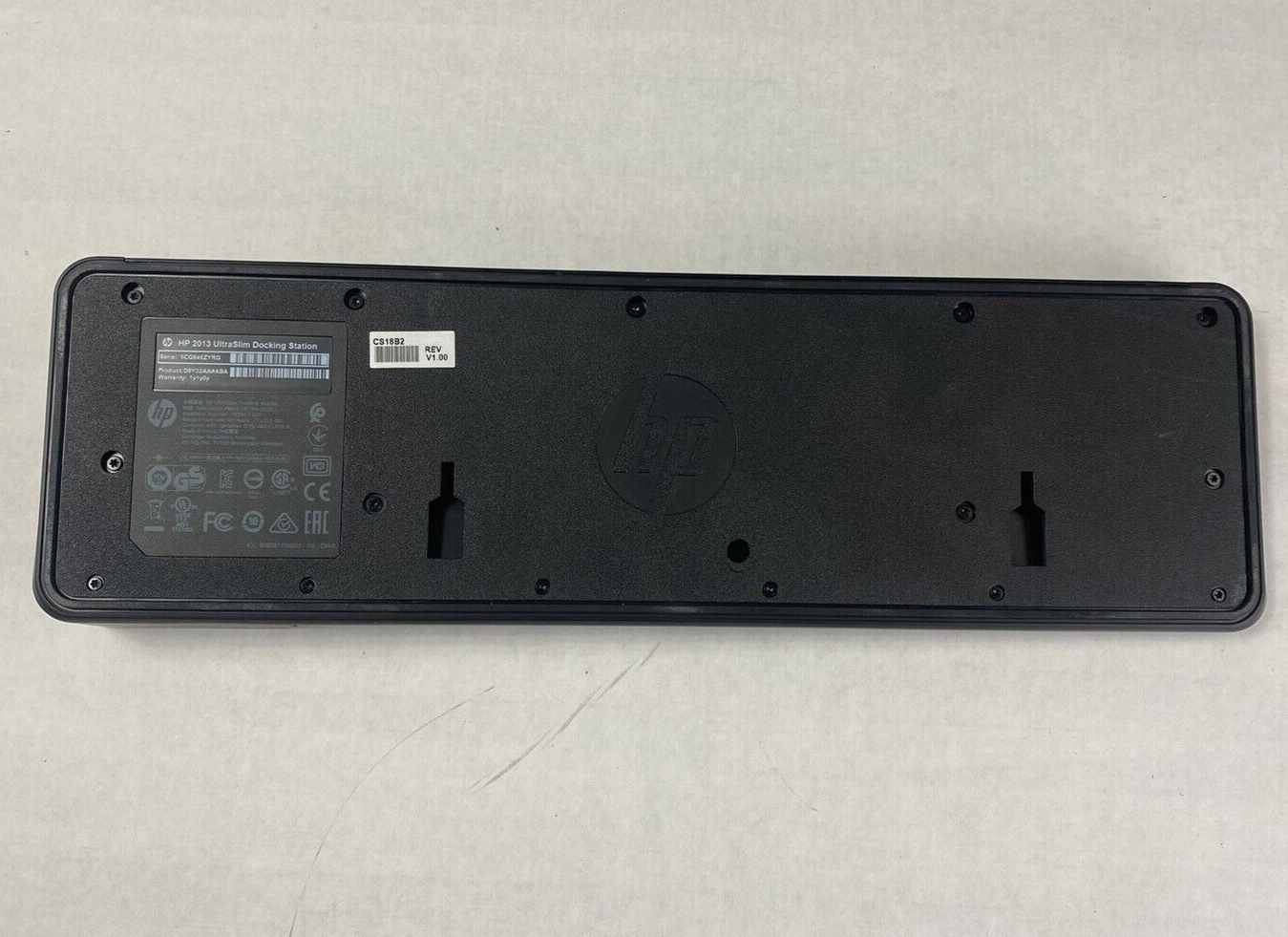 HP D9Y32AA#ABA 2013 UltraSlim Docking Station Untested