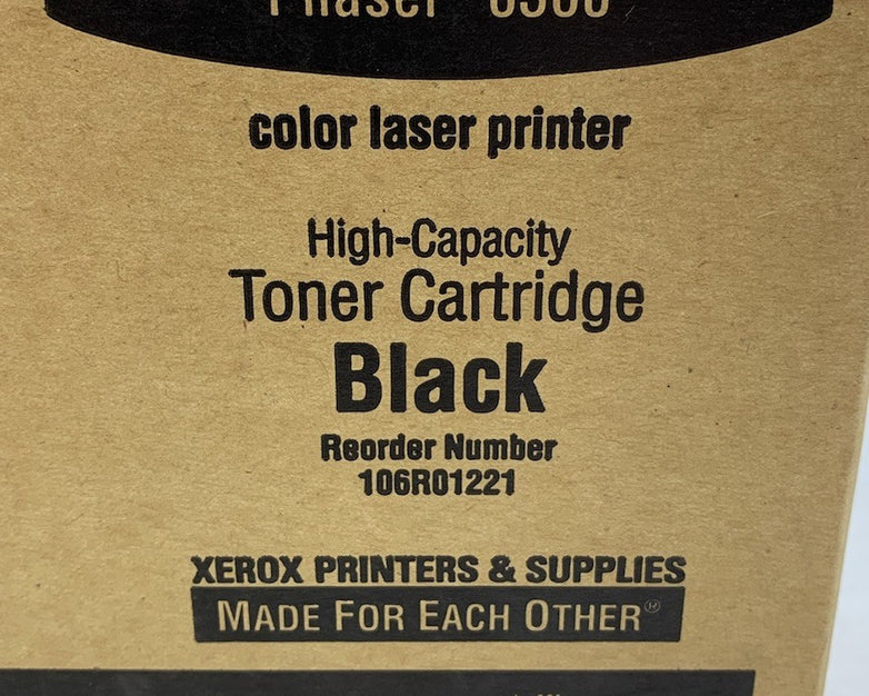 Xerox Phaser 6360 High-Capacity Black Toner Cartridge (Lot of 3)
