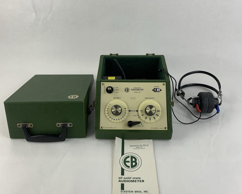 Eckstein Bros. Model 60 Miniature Audiometer Screening/Threshold - Tested