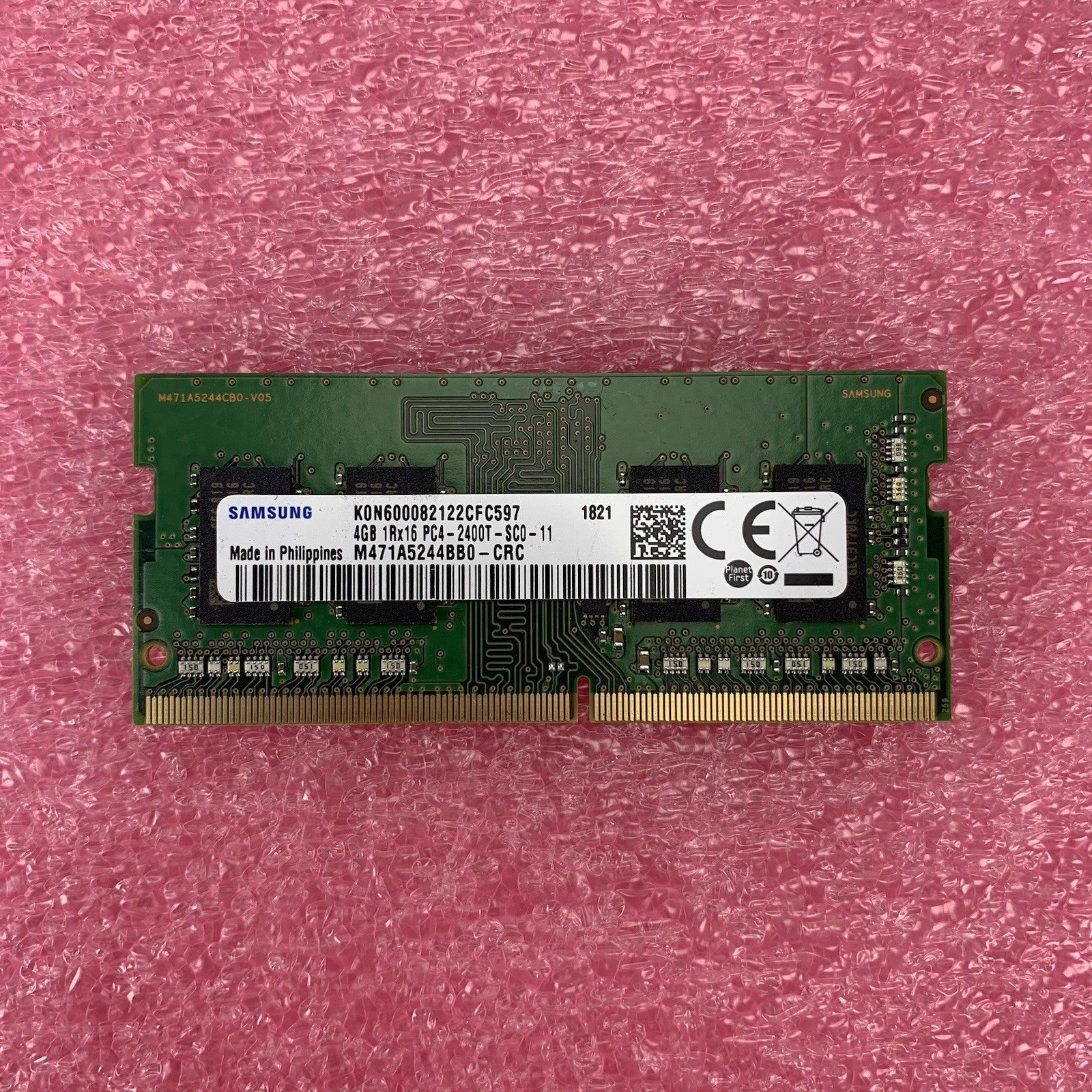 Samsung M471A5244BB0-CRC PC4-2400T-SC0-11 4GB 1Rx16 Desktop Memory RAM Lot of 35