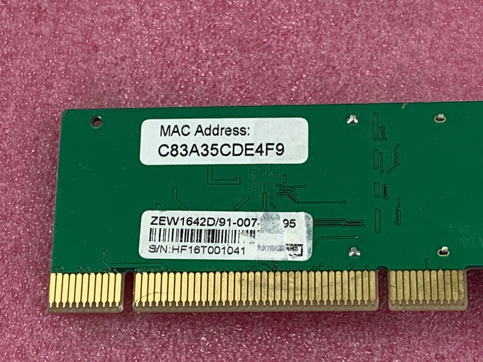 Zonet 802.11 Wireless PCI Adapter Zew16420