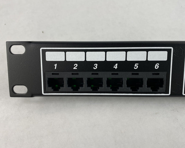 ICC 24- port 8P2C Patch Panel with 50-Pin Female Telco Connector 1 Rack Mount