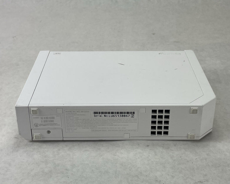 Nintendo Wii RVL-001 Tested & Reset Console With Cords