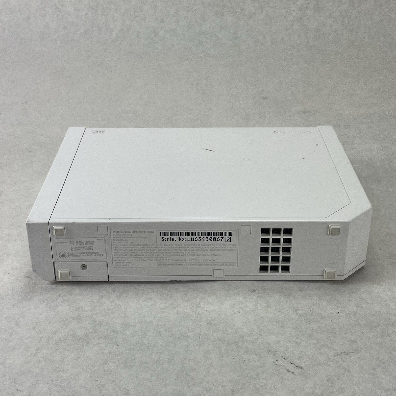 Nintendo Wii RVL-001 Tested & Reset Console With Cords4