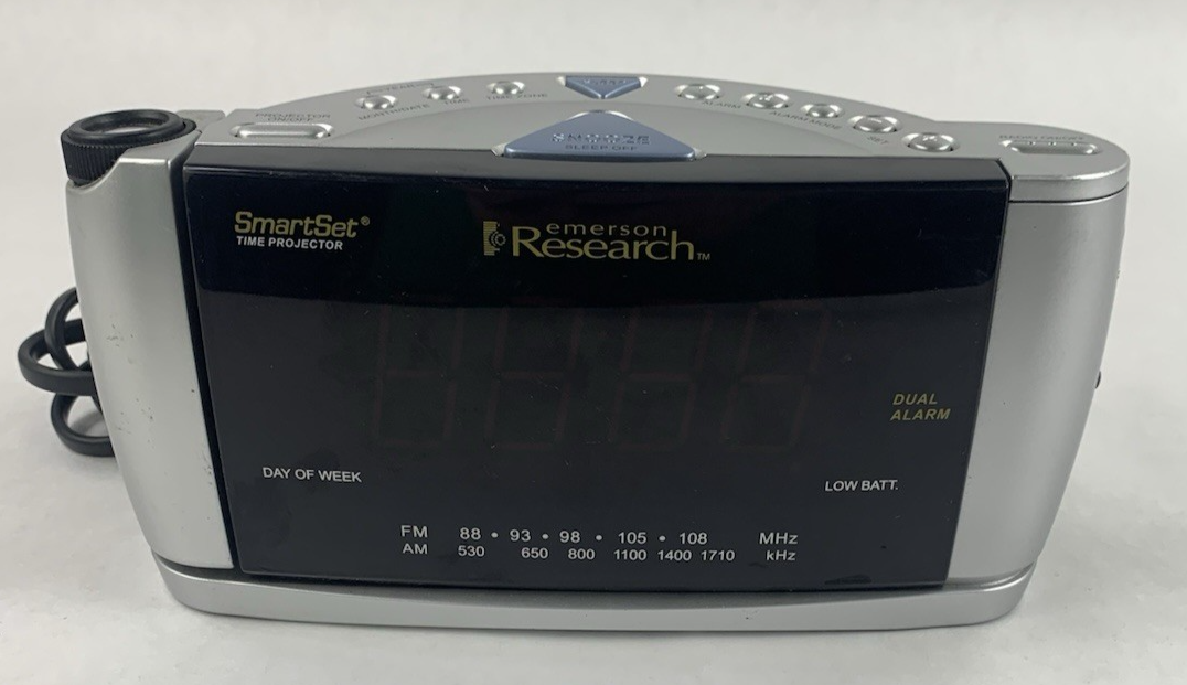 Emerson Research SmartSet CKS3516 Time Projector Alarm Clock Radio6