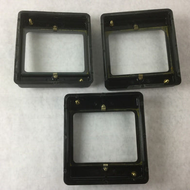 Glass Cover Only for GE Auxiliary Relays, (Lot of 3)
