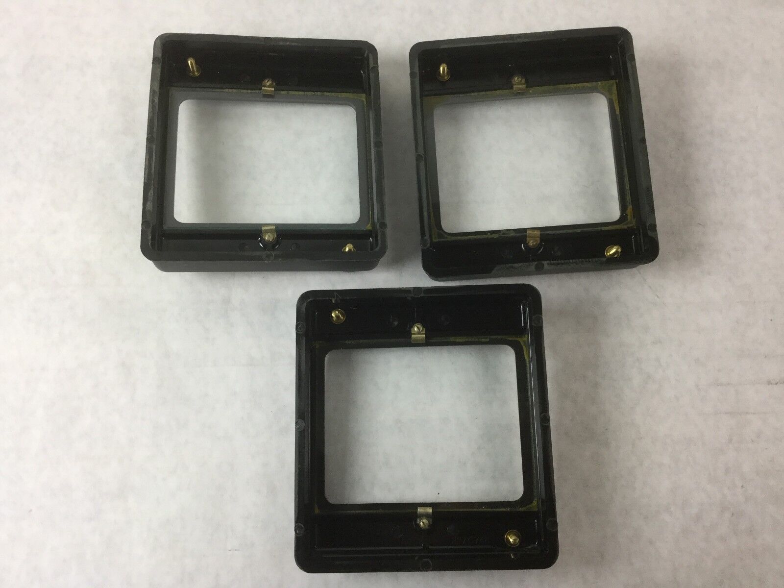 Glass Cover Only for GE Auxiliary Relays, (Lot of 3)