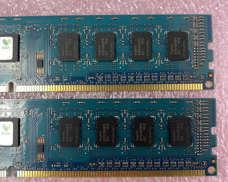 Lot( 2 ) 1GB Hynix HMT112U6BFR8C-G7 1Rx8 PC3-8500U DDR3 non-ECC Desktop RAM