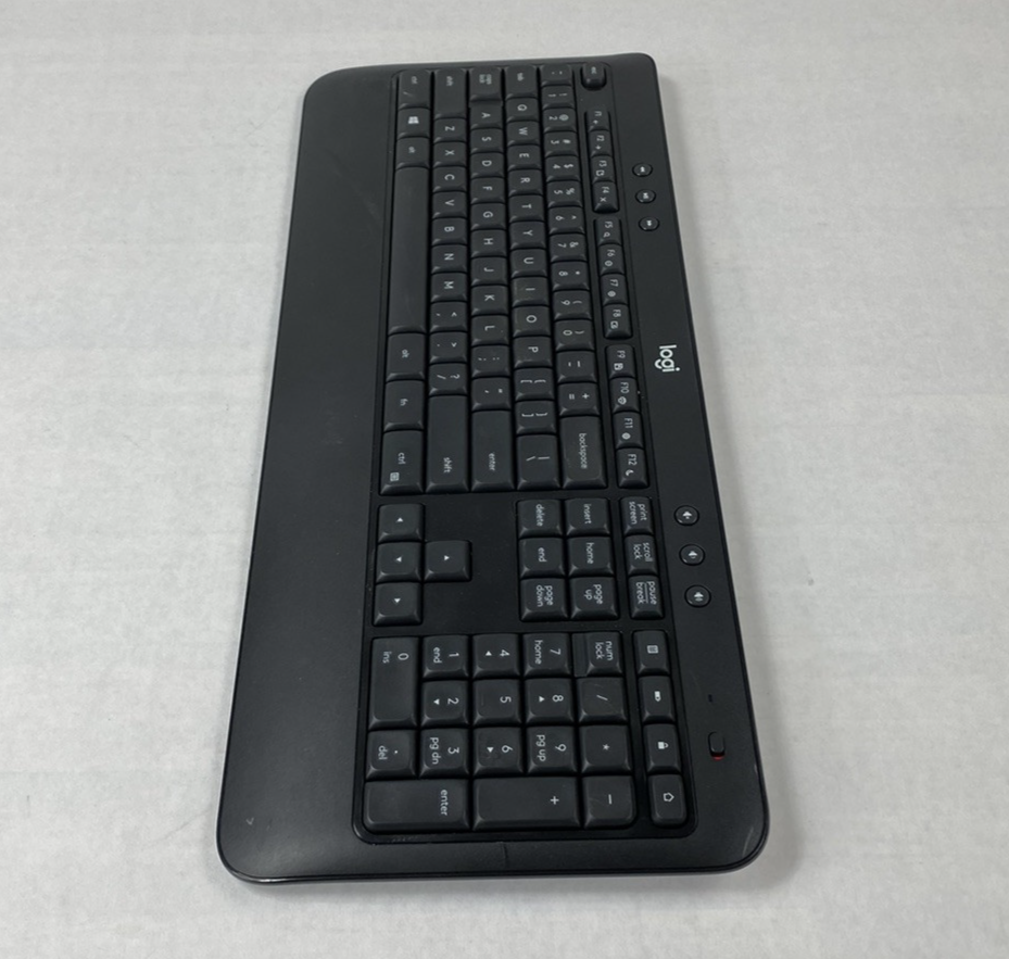 Lot of 4 Logitech K540 Y-R0012 Wireless Desktop Keyboard Power Tested No Dongle