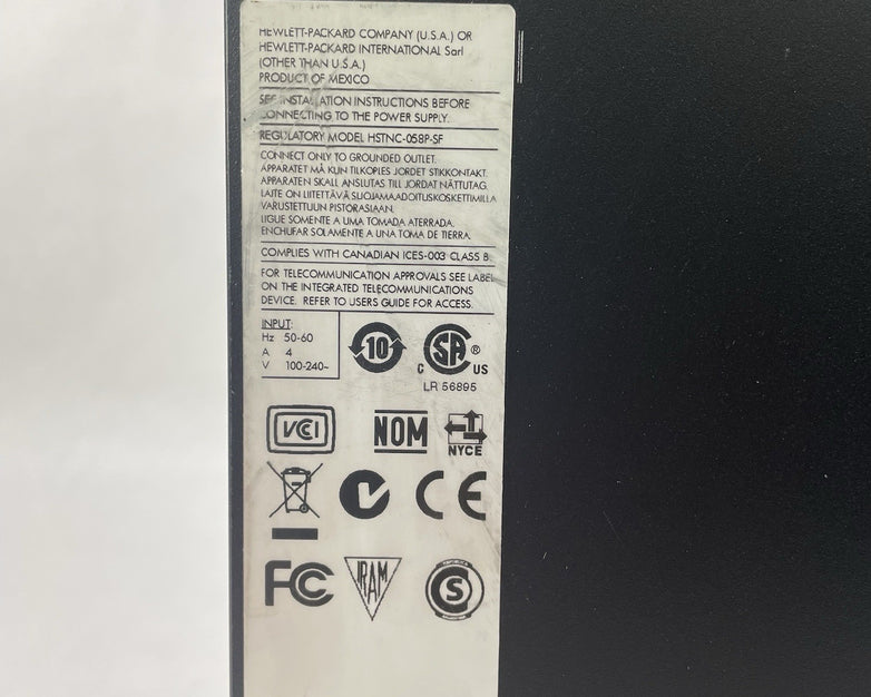 HP Compaq 6000 Pro SFF Core 2 Duo E8500 3.16 GHz 4 GB RAM No HDD/OS