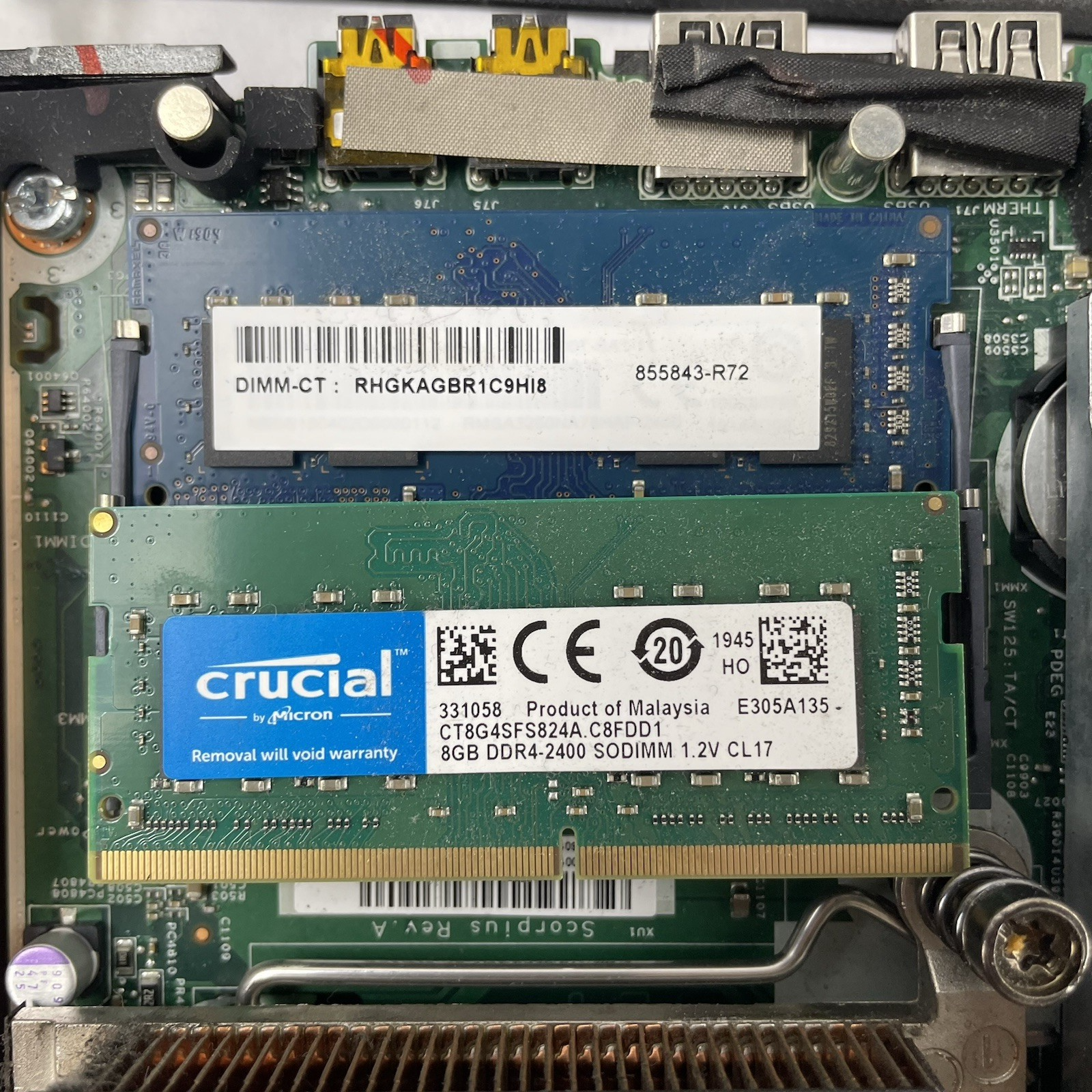 HP EliteDesk 800 G3 Micro i5-7500 3.40 GHz 16 GB RAM No SSD/OS/AC10