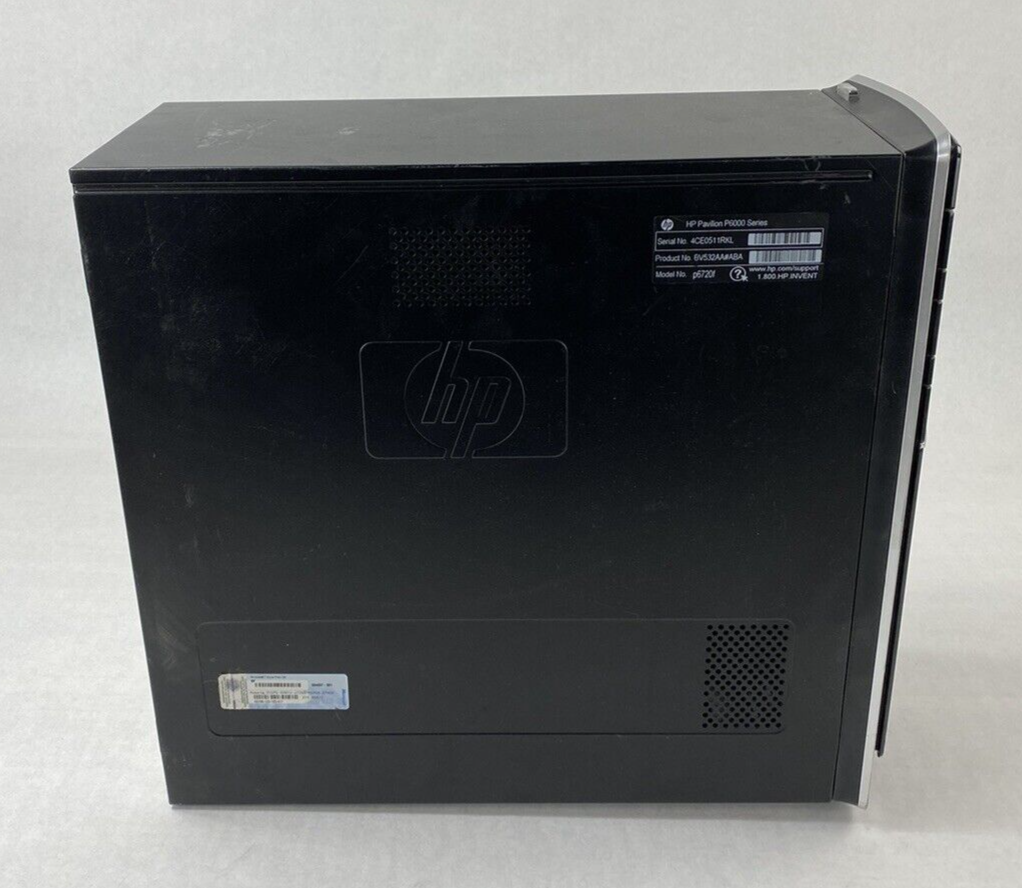 HP P6720F MT AMD Phenom 2 x4 840t 2.90GHz 6GB RAM No HDD No OS
