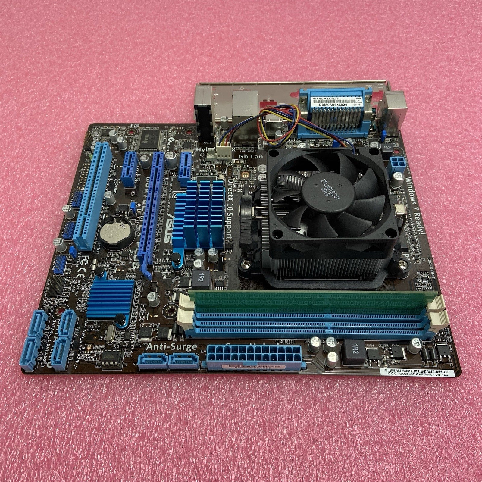 ASUS M5A78L-MLX PLUS Motherboard AMD Sempron 145 2.8GHz 2GB RAM w/Shield2