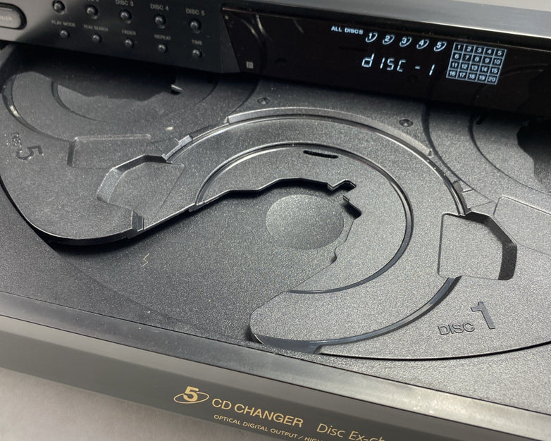 Sony CDP-CE375 5 Disc Ex-Change System/Player With Remote - Tested