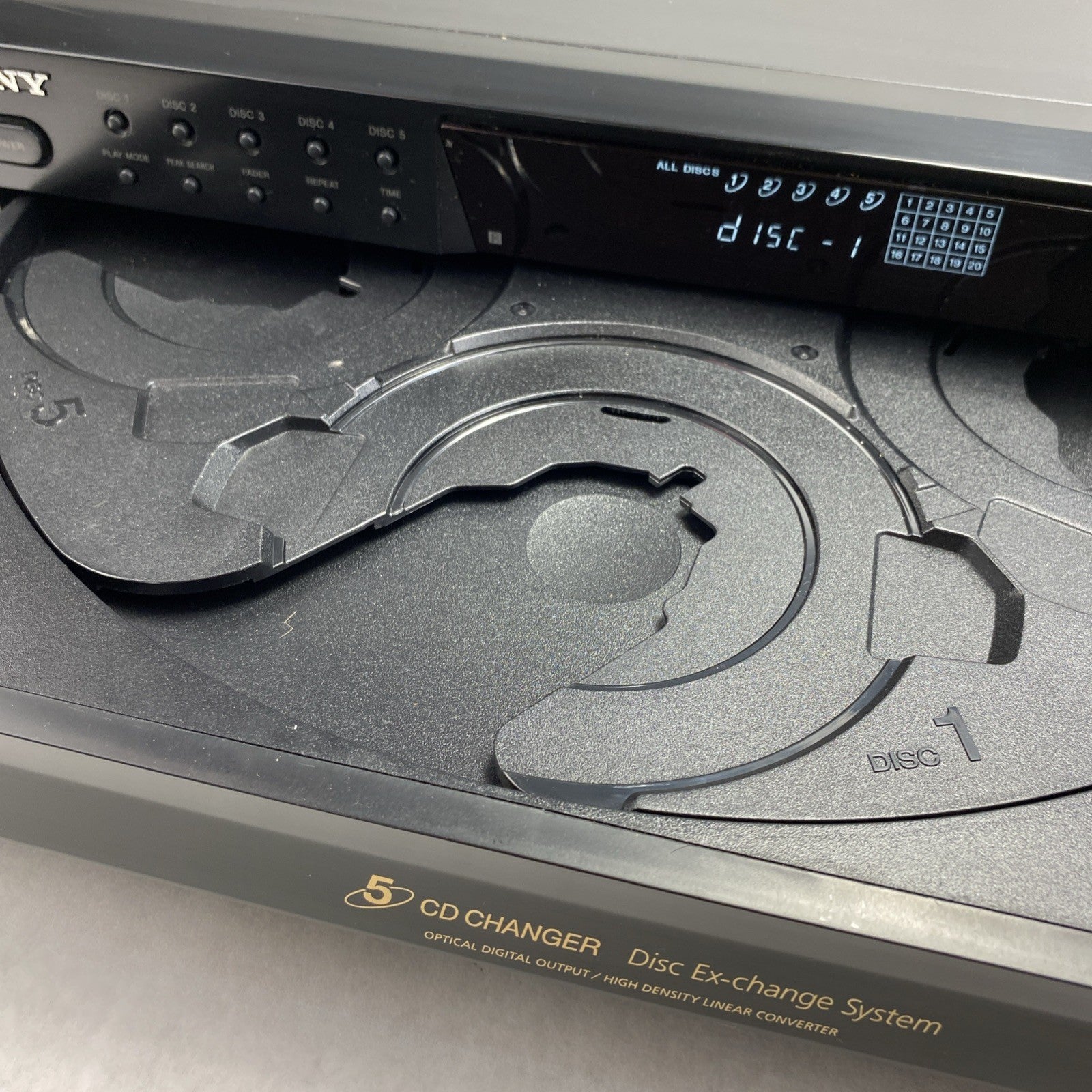 Sony CDP-CE375 5 Disc Ex-Change System/Player With Remote - Tested4