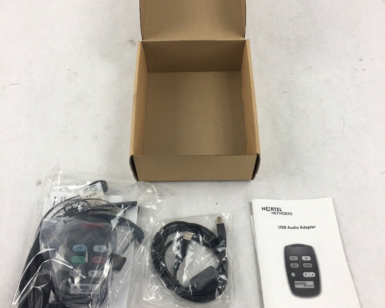 NORTEL USB AUDIO ADAPTER KIT NTEX14AC BOX OPENED