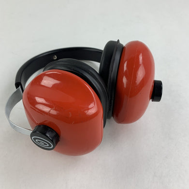 David Clark Company 310S Protective Headgear 12489G-02 Red Vintage