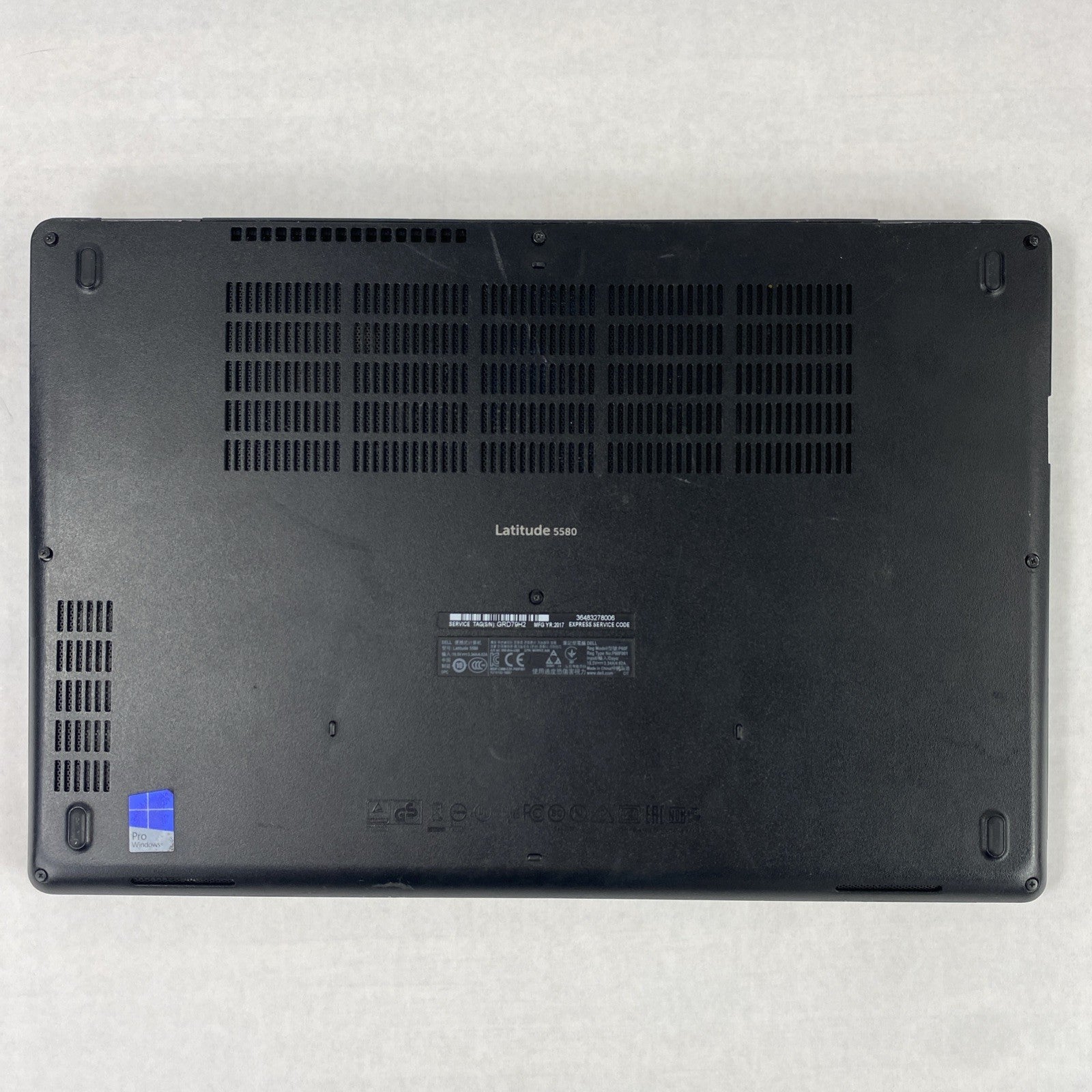 Dell Latitude 5580 Core i5-7300U 2.60 GHz 8 GB RAM 15.6" No Battery No HDD No OS
