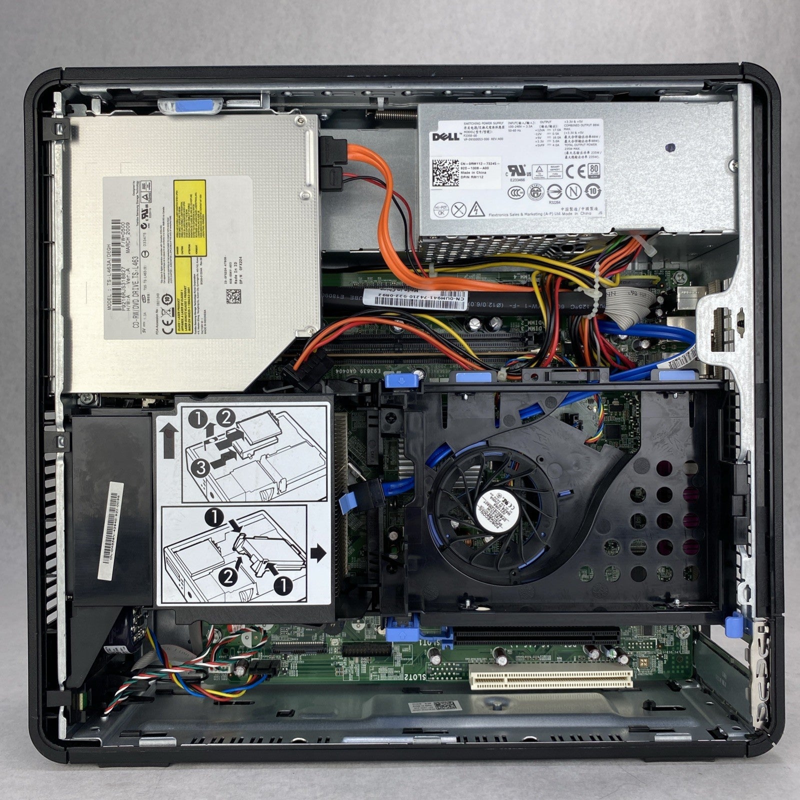 Dell Optiplex 760 SFF Intel Core 2 Duo E7300 2.66GHz 2GB RAM No HDD No OS