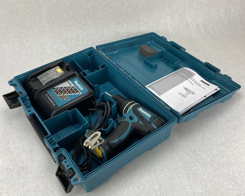Makita XPH01 Cordless Hammer Driver Drill With Charger and Case - No Battery