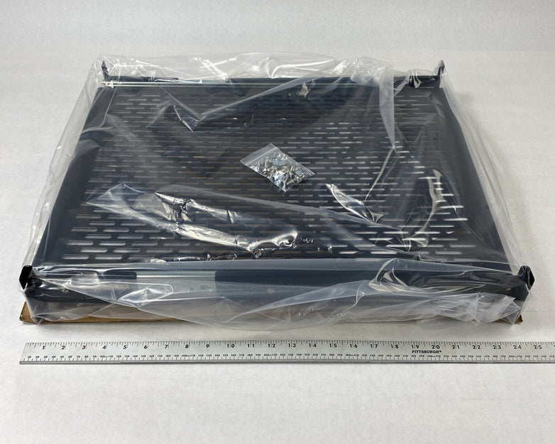 StarTech UNISLDSHF19 2U Adjustable Depth Vented Sliding Rack Mount Shelf
