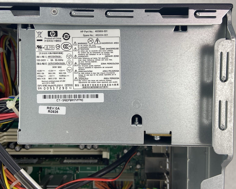 HP Compaq dc7900 CMT Intel Core 2 Duo E8400 3GHz 2GB RAM No HDD No OS