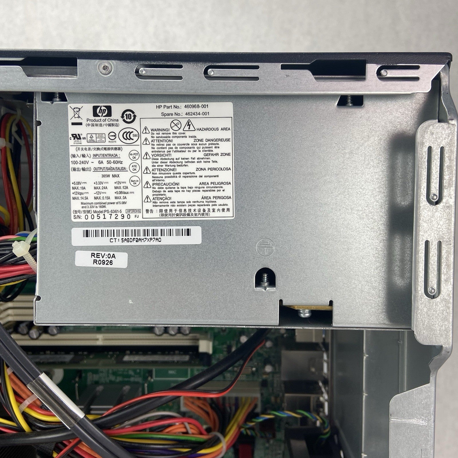 HP Compaq dc7900 CMT Intel Core 2 Duo E8400 3GHz 2GB RAM No HDD No OS10