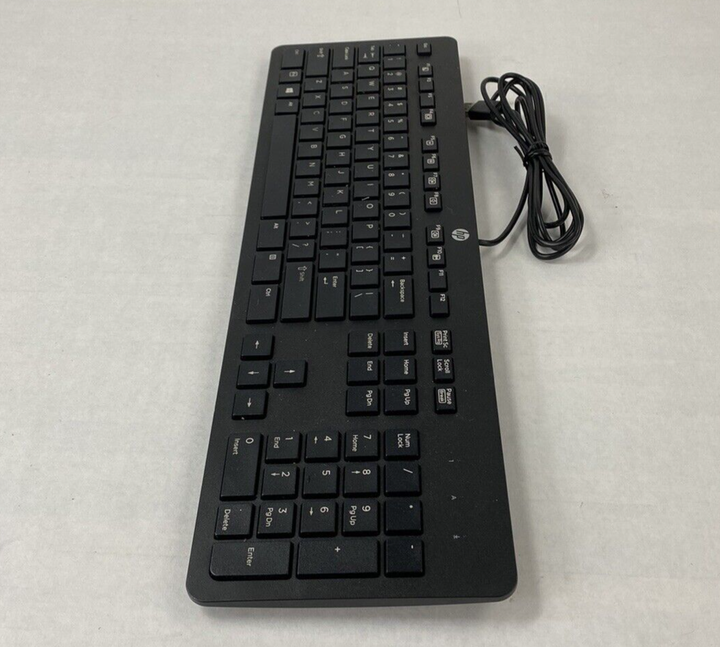Lot of 3 HP KBAR211 USB Slim Keyboard Tested