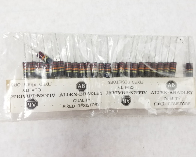 Allen-Bradley 22K OHMS 2W RC42GF223J Resistors HB 2235 (Lot of 25)