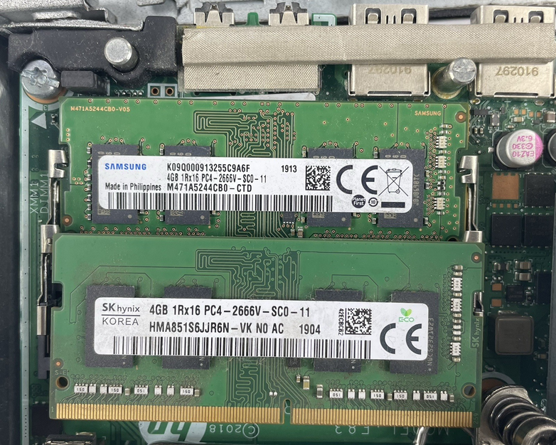 HP EliteDesk 800 G4 Micro i5-8600 3.10 GHz 8 GB RAM No SSD/OS/AC