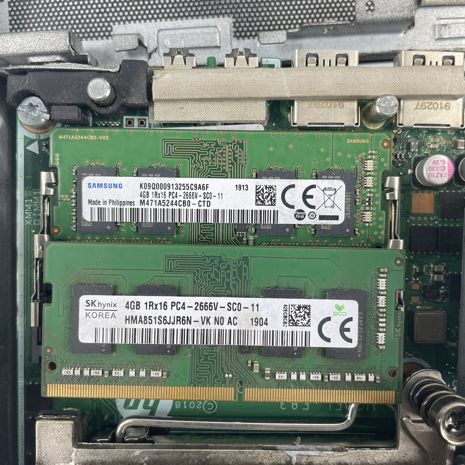 HP EliteDesk 800 G4 Micro i5-8600 3.10 GHz 8 GB RAM No SSD/OS/AC13