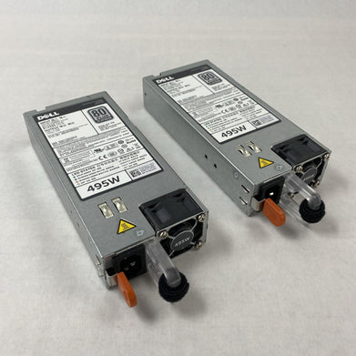 Lot of 2 Dell N24MJ D495E-S0 80 Plus Platinum 495W Power Supply