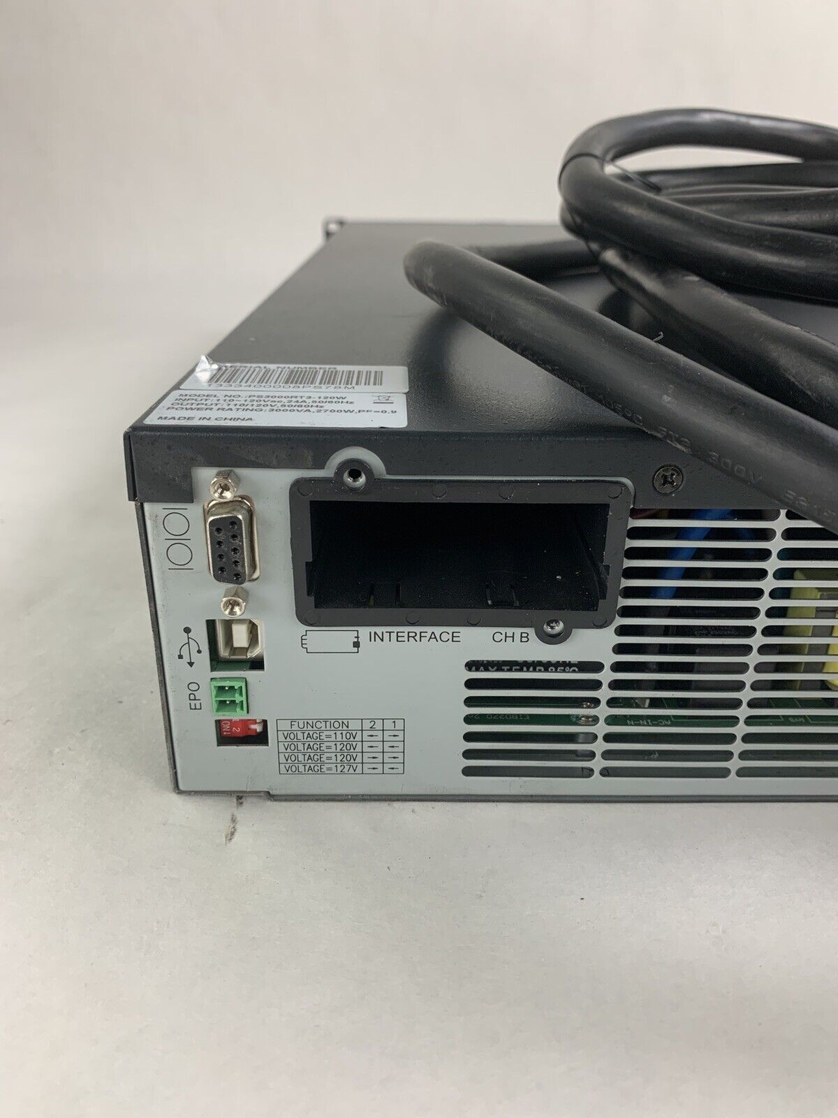 Emerson Liebert PS3000RT3-120W Battery Backup UPS 110/120V 3000VA 2700W No Batt