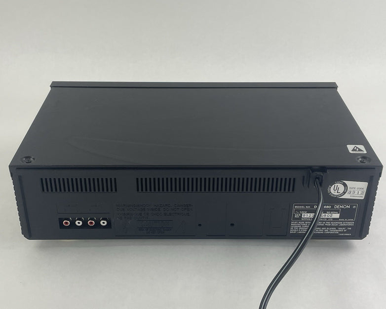 Denon Vintage Precision Component Stereo Cassette Deck Model No:  DRR-680