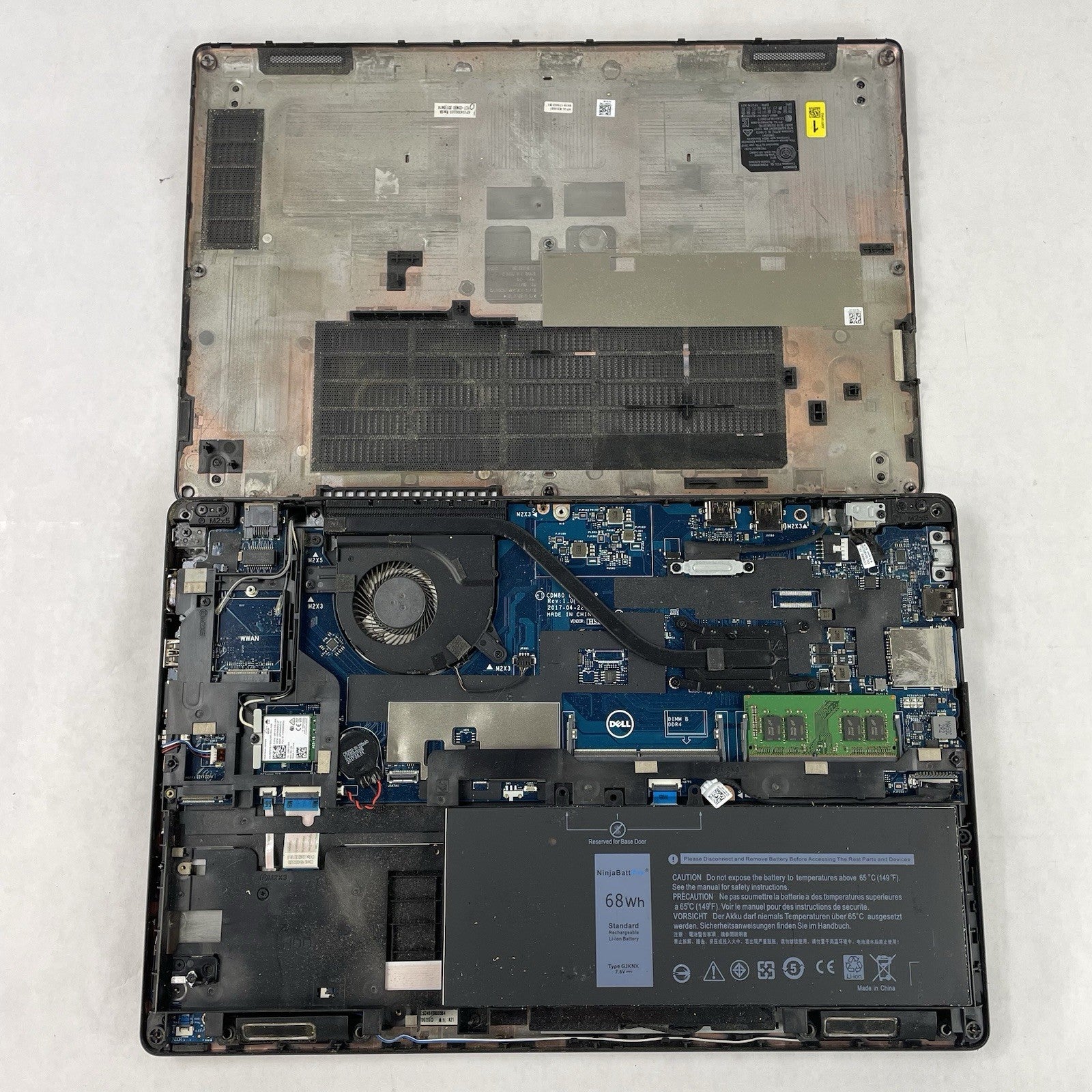 Dell Latitude 5580 15.6" i5-7300U 2.60 GHz 8 GB RAM No SSD/OS19