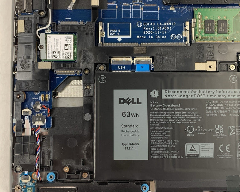 Dell Latitude 5420 14" Laptop i5-1135G7 1.40 GHz 8 GB RAM No SSD/OS/AC