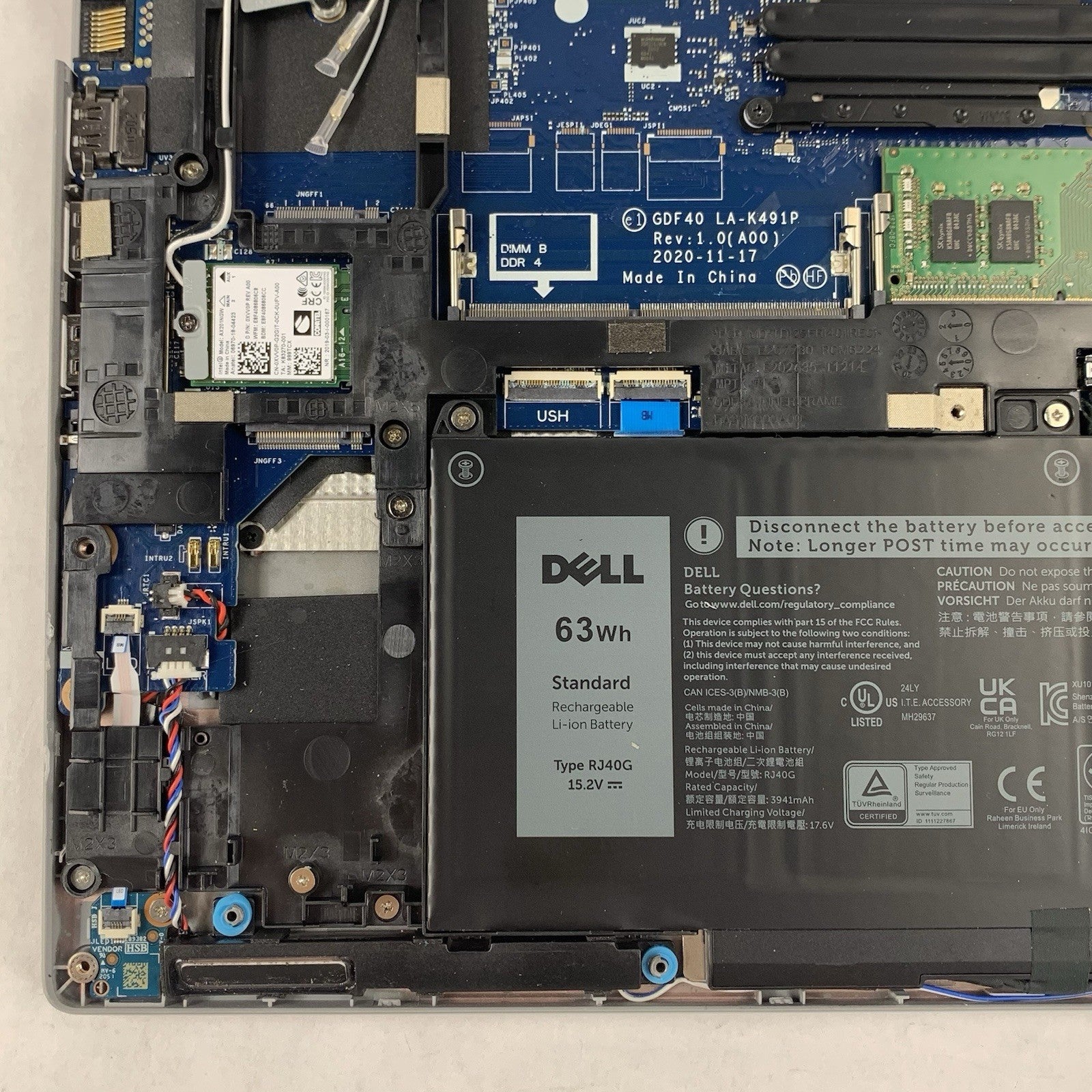 Dell Latitude 5420 14" Laptop i5-1135G7 1.40 GHz 8 GB RAM No SSD/OS/AC16