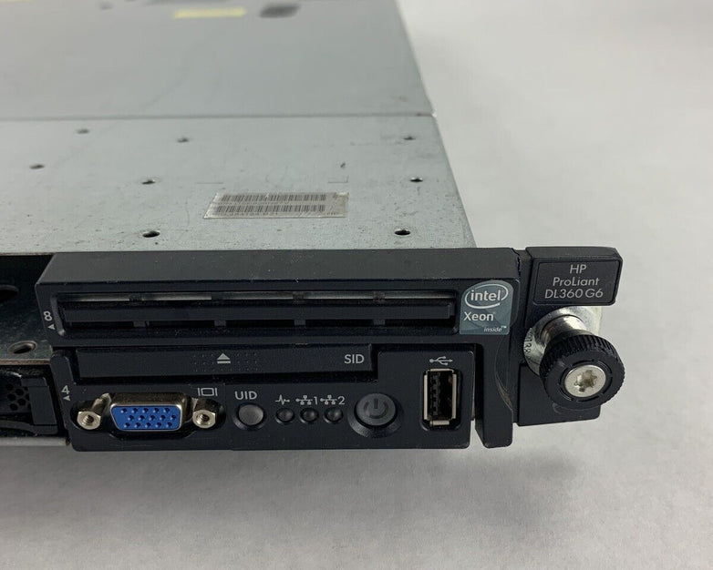 HP Proliant DL360 G6 Intel Xeon E5520 2.27 GHz 8 GB DDR3 RAM NO HDD NO OS