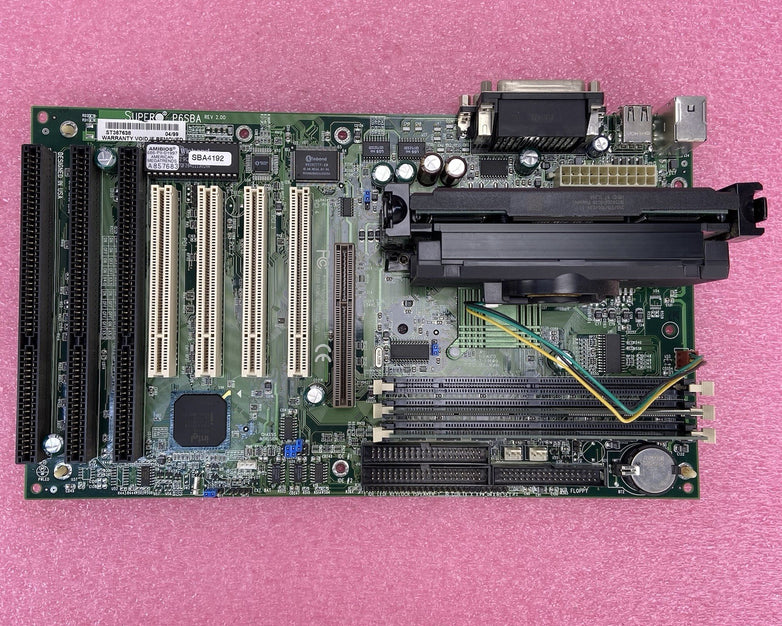 SuperMicro P6SBA V2 Motherboard Intel Pentium II 350MHz 96MB