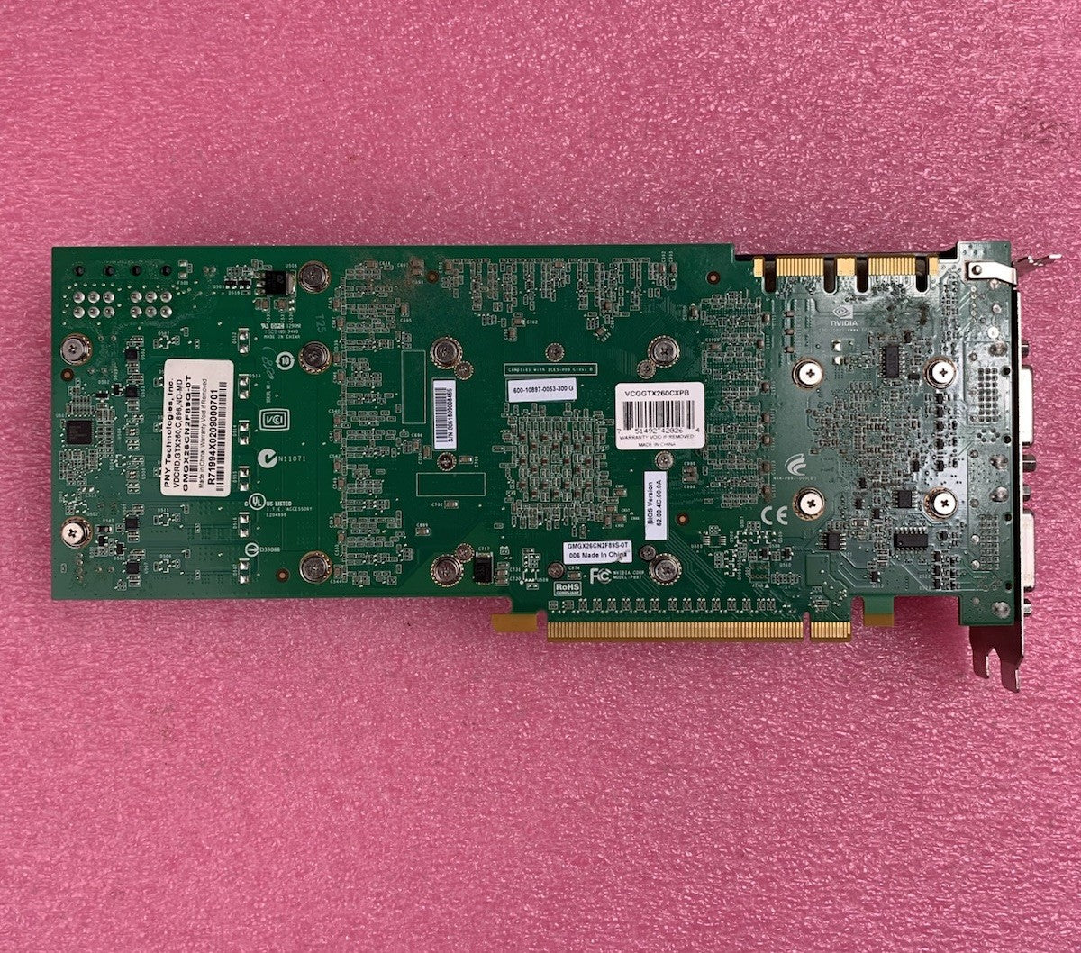 PNY Nvidia Geforce XLR8 GTX260 896MB Video Graphics Card6