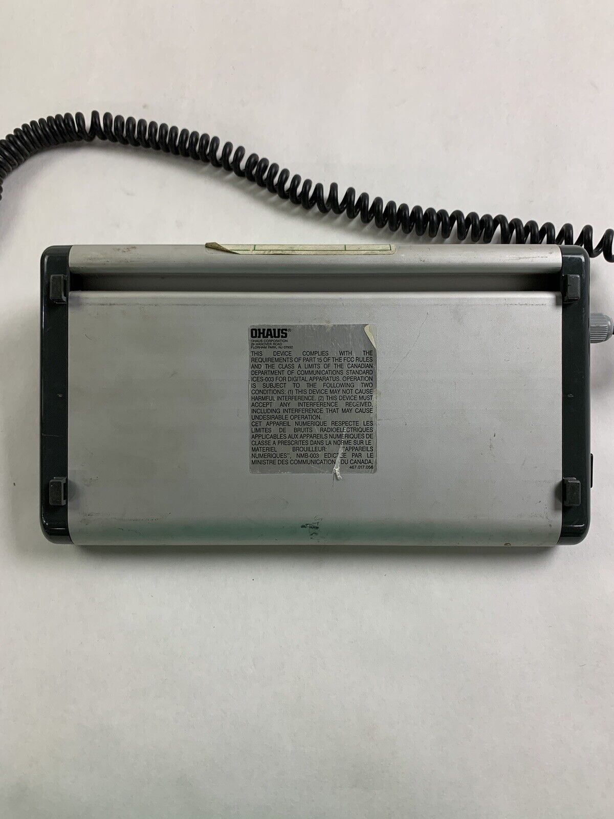 Ohaus DS-10 110 x 0.05lb Platform Shipping Scale Tested W/ Power Supply