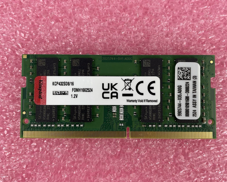 Kingston 16GB DDR4 3200MHz SODIMM Laptop RAM KCP432SD8/16 Non-ECC